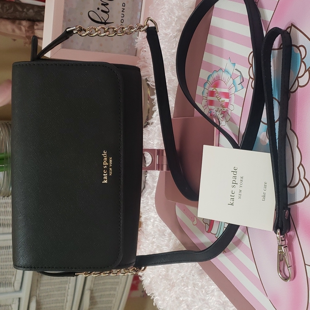 Kate Spade Crossbody bag w/partial chain strap